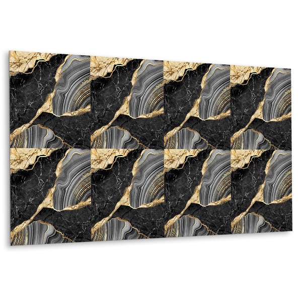 Panel wall covering Marble mosaic