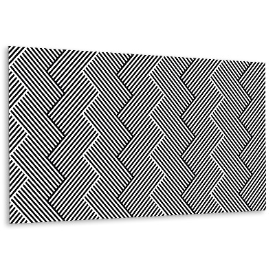 Panel wall covering Geometric lines
