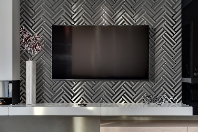 Panel wall covering Geometric lines