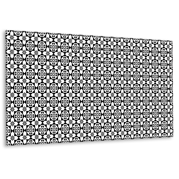 Panel wall covering Spanish pattern