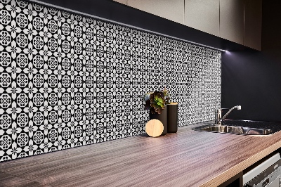 Panel wall covering Spanish pattern