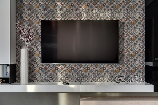 Panel wall covering Turkish patchwork