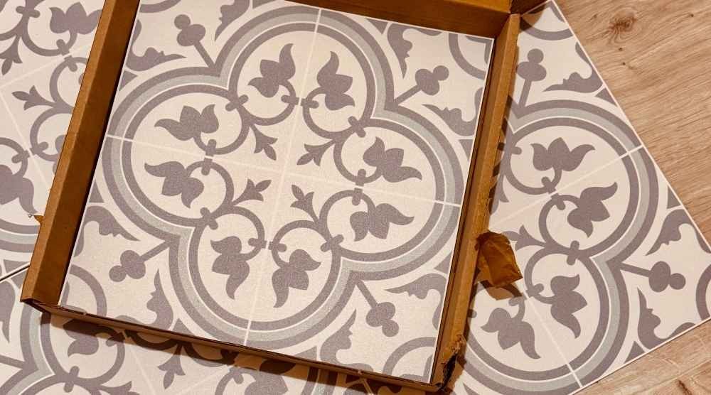 what to cover old tiles with