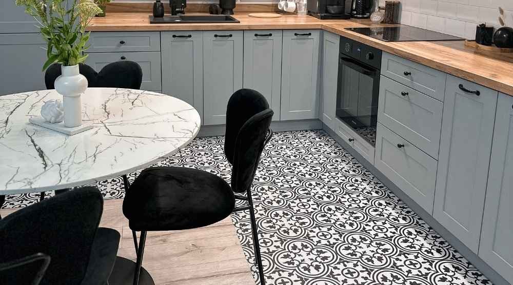 what to cover old tiles with